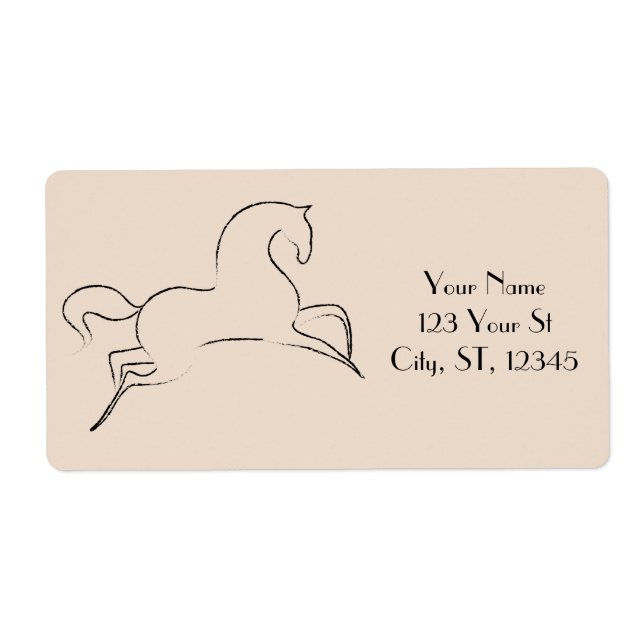 Étiquette Cheval sauvage Thunder_Cove (Devant)