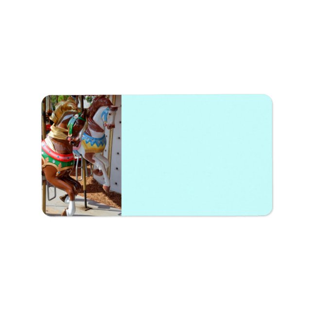 Étiquette Chevaux joyeux (Devant)