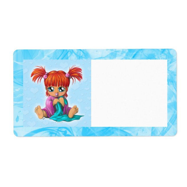 Étiquette Chibi Baby (Devant)