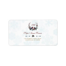 Chic Berries Bullfinch Winter Wreath Mariage