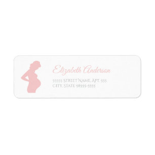 Étiquette Chic fille Baby shower femme enceinte bébé bosse