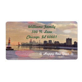 Étiquette Chicago Skyline