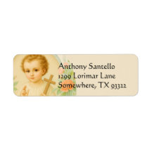 Child Jesus Floral Religious Catholic