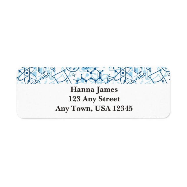 Étiquette Chimie Dessin Dessin Dessin De Plaque Dessin Perso (Devant)