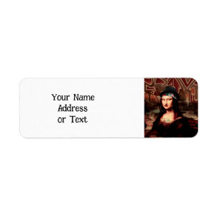 Étiquette Chola Latina Mona Lisa
