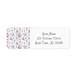 Étiquette Christmas Address Labels – Santa & Holiday Animals