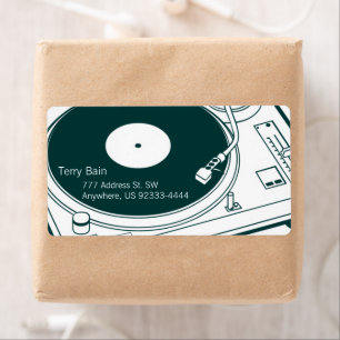 Étiquette Cire de la vieille école / Tourne-disque