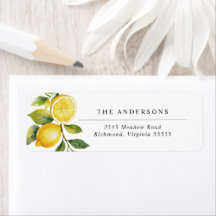 Citron jaune | Adresse de retour de l'agrumes bota