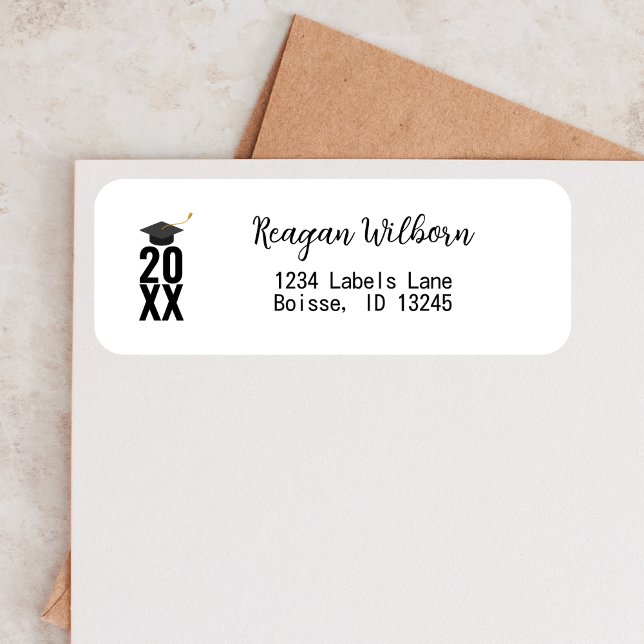Étiquette Classe de 2025 Lycée Collège Graduation Grad (Créateur téléchargé)