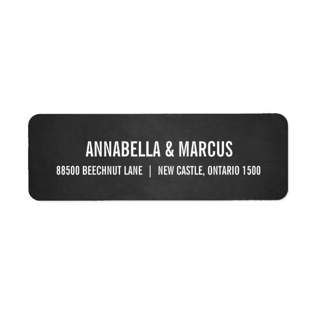 ÉTIQUETTE CLASSEUR DE DÉCLARATION DE L'ADRESSE DE RETOUR DE  (Devant)