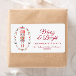 Étiquette Classic Toy Soldier Christmas Shipping Label