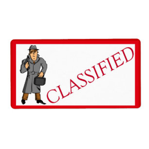 Étiquette Classified With Spy