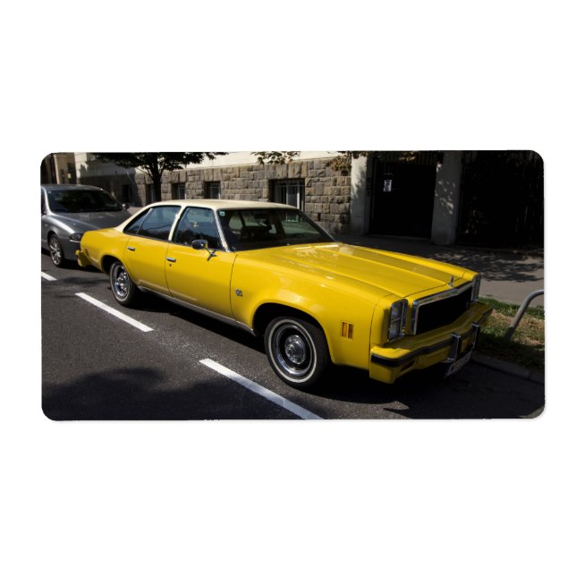 Étiquette Classique Chevrolet Malibu (Devant)