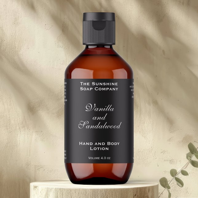 Étiquette classique de bouteille de cosmétique noi (Créateur téléchargé)