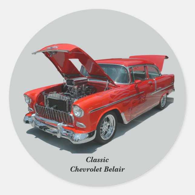 Étiquette classique de l'époque des années 1950 Ch (Devant)