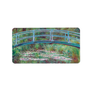 Étiquette Claude Monet La passerelle japonaise