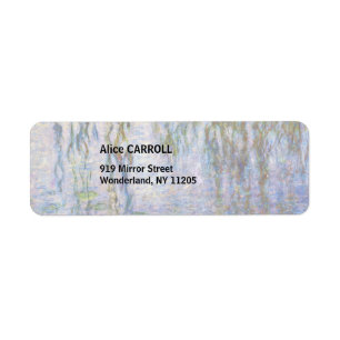 Étiquette Claude Monet - Lys d'eau