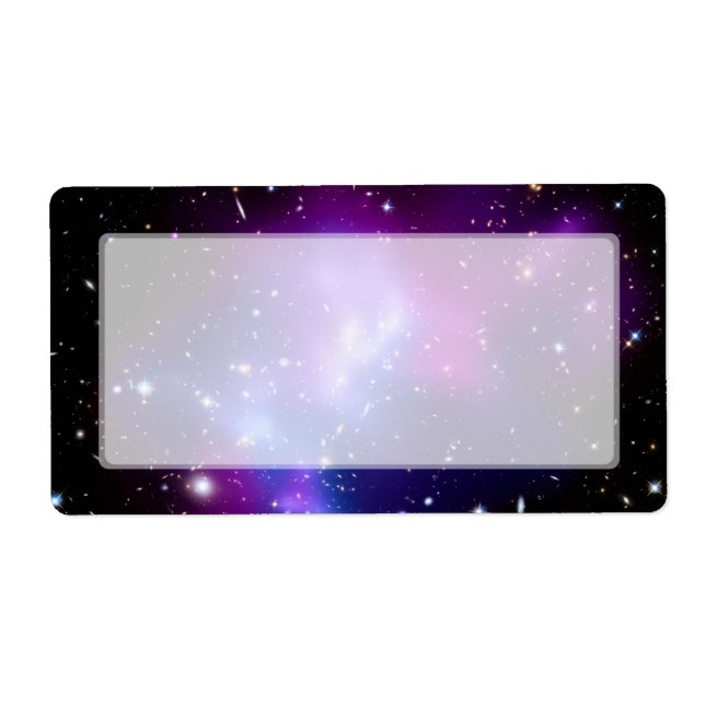 Étiquette Cluster Galaxy MACS J0717 (télescope Hubble) (Devant)