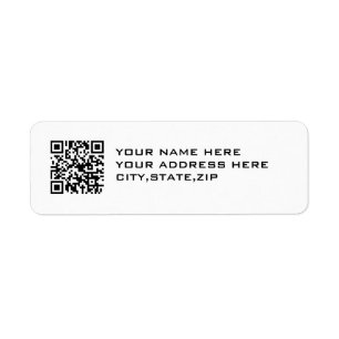 ÉTIQUETTE CODE DE QR