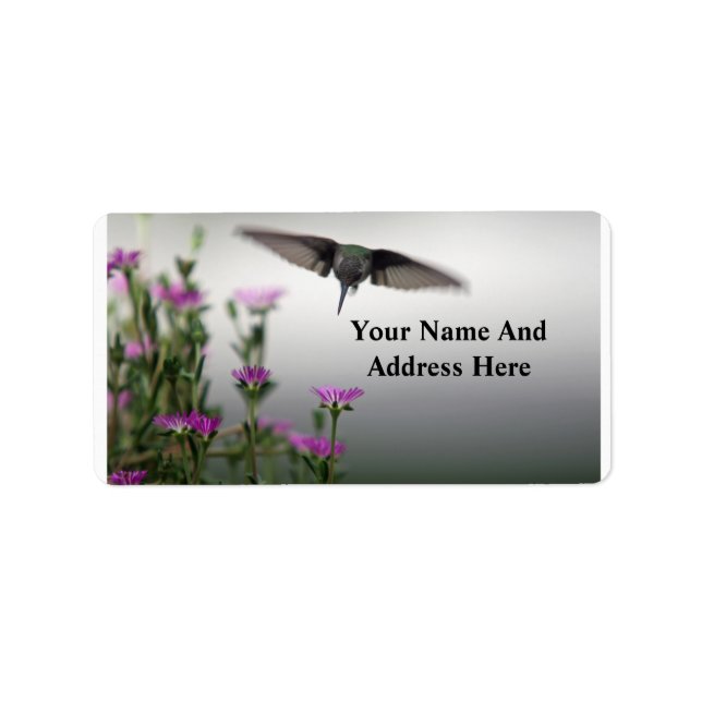 Étiquette Colibri (Devant)