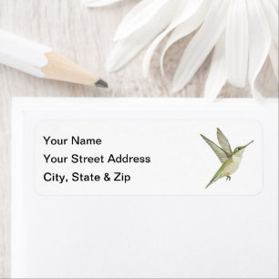 Étiquette Colibri