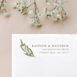 Étiquette Collection de Mariages de Branches d'Olivier