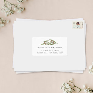 Étiquette Collection de Mariages de Branches d'Olivier