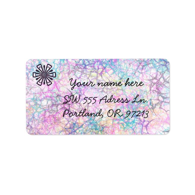 Étiquette Coloré (Devant)