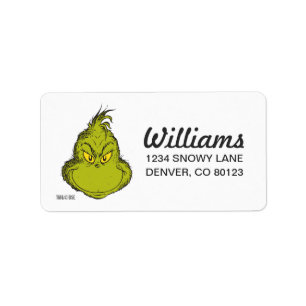 Étiquette Comment Grinch Stole Christmas Classic Grinch