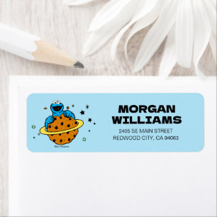 Étiquette Cookie Monster   Hors de ce monde