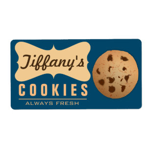 Étiquette Cookies Naturels Faits Maison Gourmet Faits