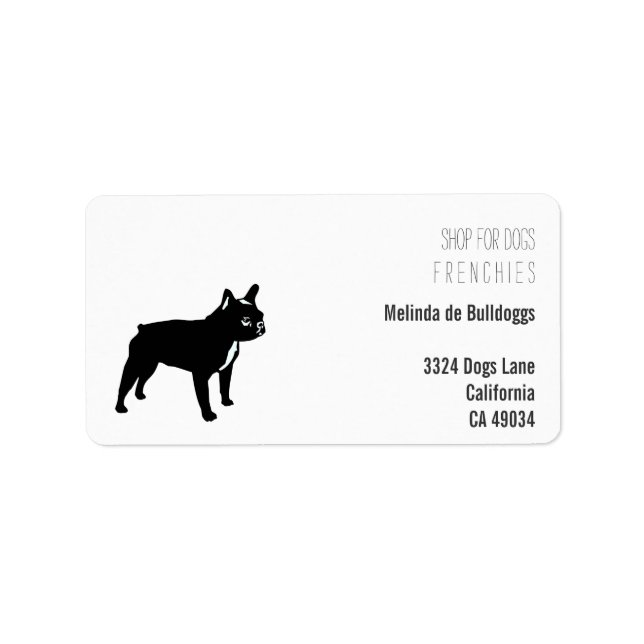 Étiquette Cool de la série Bulldogs française (Devant)