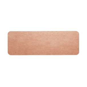 Étiquette Copper Faux Foil DO-IT-YOURSELF adresse postale