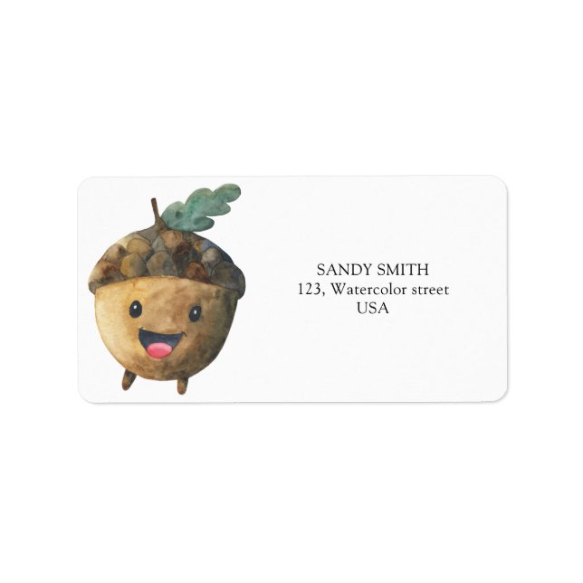 Étiquette Corne mignonne pour bébé (Devant)