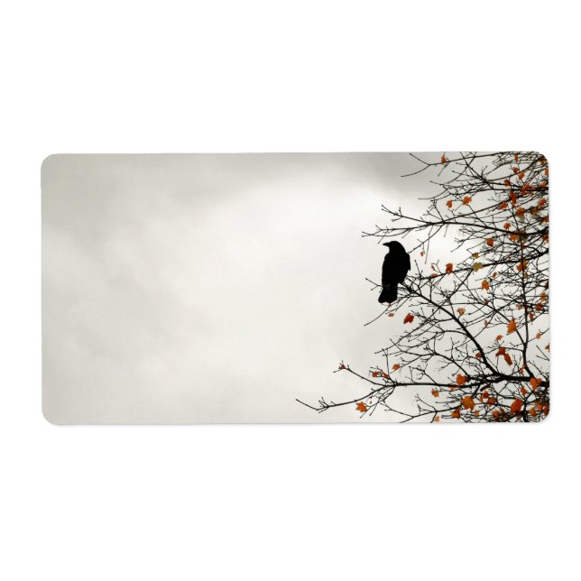 Étiquette Corneille d'automne (Devant)