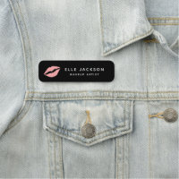 Étiquette Cosmetic Nurse Lips Black Name