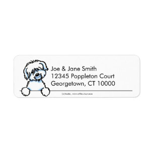 Étiquette Coton de Tulear Clean & Simple
