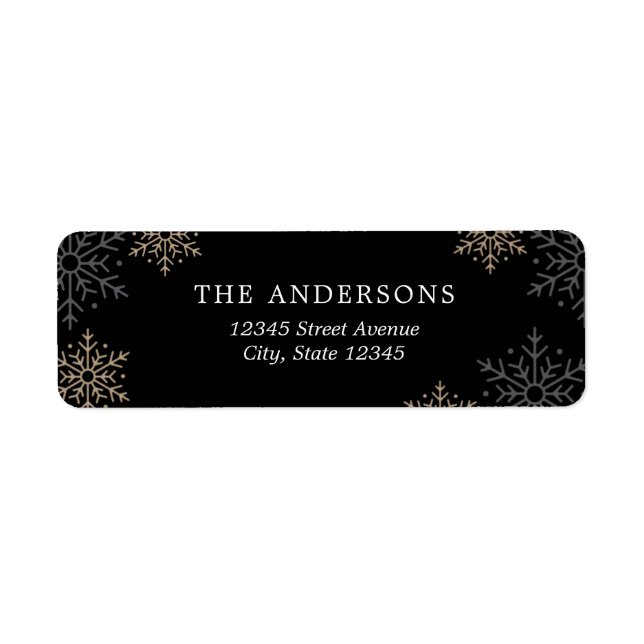 Étiquette COULEUR ÉDITABLE Pure Blessures Adresse de vacance (Devant)