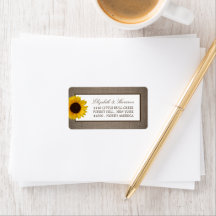 Country Rustic Tournesol & Mariage Burlap
