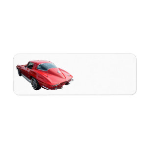 Étiquette Coupe Corvette classique