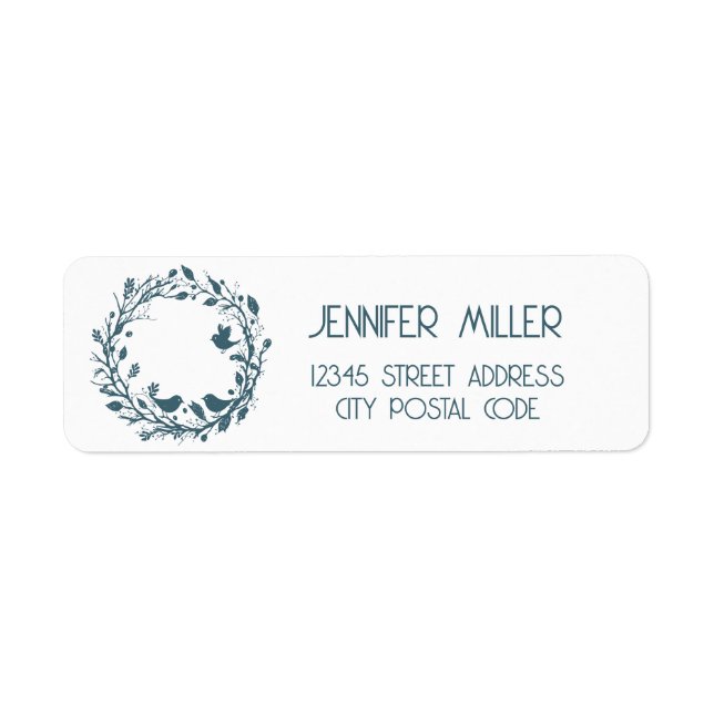 Étiquette Couronne de folklore scandinave (Devant)