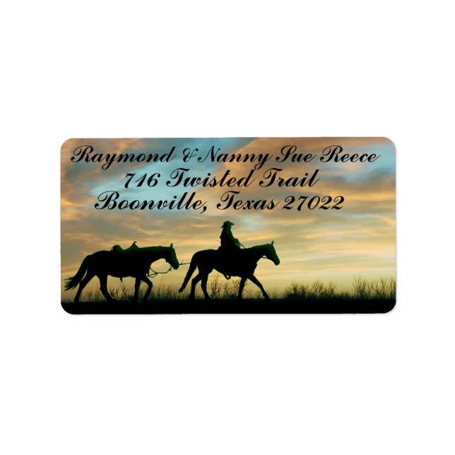 ÉTIQUETTE COWBOY SLEURY (Devant)