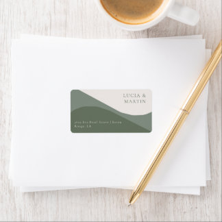 Étiquette Crazy Right Now Wedding Address