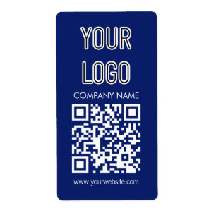 Étiquette Créez un code QR instantanément Design simple mo