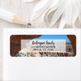 Étiquette Créez votre propre adresse de retour photo de voya