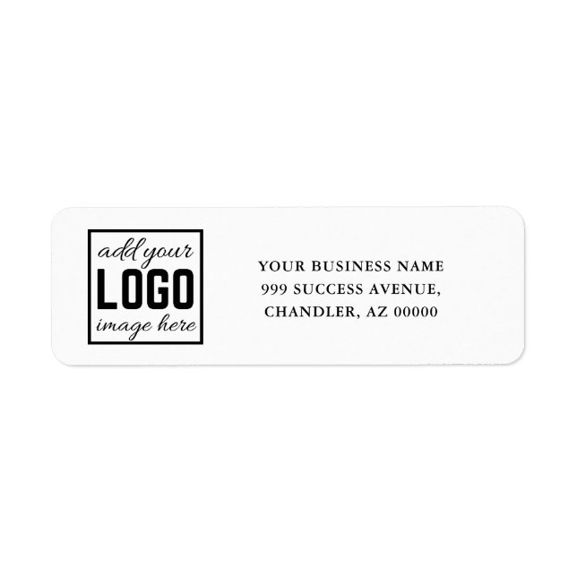 Étiquette Créez votre propre logo d'entreprise personnalisé  (Devant)
