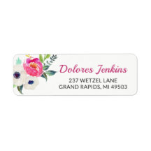 Crème printanière Aquarelle violette Jardin botani