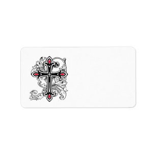 Étiquette Croix gothique