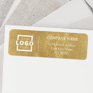 Étiquette Custom Company Logo Business Return Address Labels