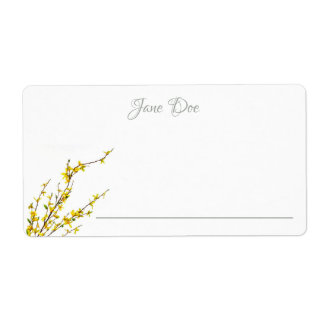 Étiquette Customized Name Autographed by the Author